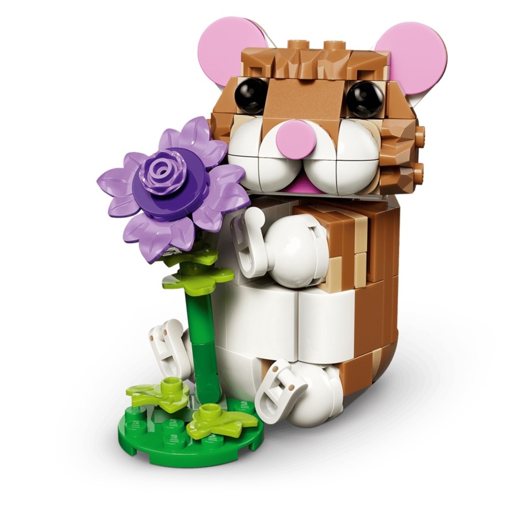 LEGO Creator 3 in 1 Cute Hamster with a Flower 31376 Building Set New Sealed Box - Picture 6 of 10